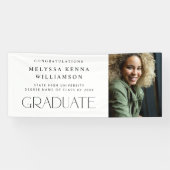 Bannière photo moderne - Blanc (Horizontal)