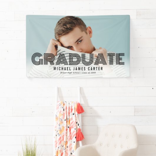 Bannière photo moderne Graduate (En situation)