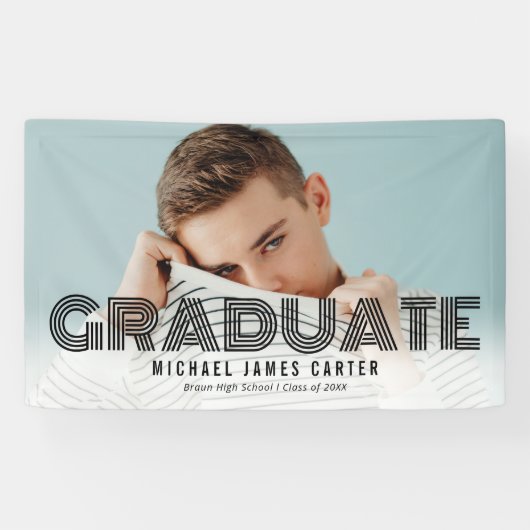 Bannière photo moderne Graduate (Horizontal)