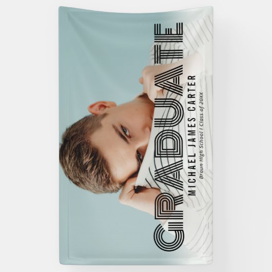 Bannière photo moderne Graduate (Vertical)