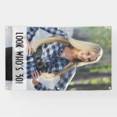 Bannière photo personnalisée Anniversaire (Horizontal)