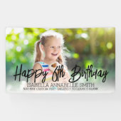 Bannière photo personnalisée de n'importe quel par (Horizontal)