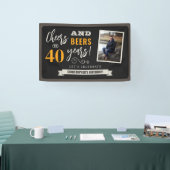 Bannière photo pour l'anniversaire - 2.5'x4' (Salon professionnel)