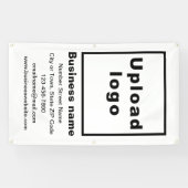 Bannière Portrait Blanc de Marque Commerciale (Horizontal)