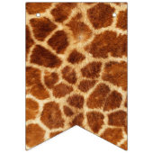 Bannière poster de animal Giraffe Anniversaire Bun (Premier drapeau)