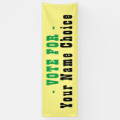 Bannière pour candidat aux élections (Vertical)