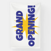 Bannière pour la grande ouverture de Starburst (Verticale)