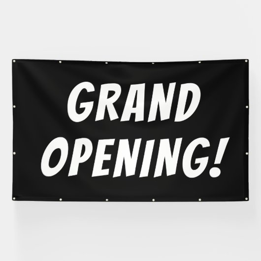 Bannière pour la Grande Ouverture Noire ! (Horizontal)