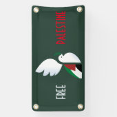 Bannière pour la Palestine libre – Sensibilisation (Verticale)