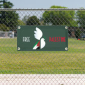 Bannière pour la Palestine libre – Sensibilisation (Insitu)