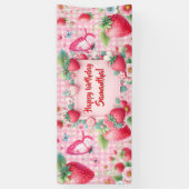 Bannière pour le premier anniversaire de Berry (Vertical)