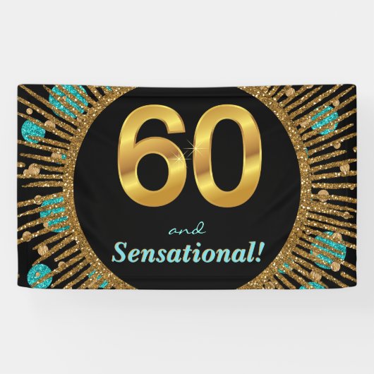 Bannière pour les 60 ans d'une femme (Horizontal)