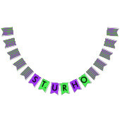 Bannière pourpre de Parti Vert de jour de St Urho (Tout)