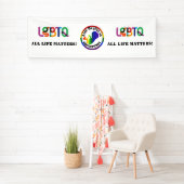 Bannière Pro-Vie LGBTQ+ (En situation)