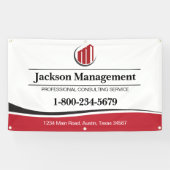 Bannière professionnelle avec votre logo (Horizontal)