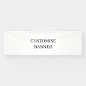 Bannière professionnelle en vinyle, 2,5' x 8 pour  (Horizontal)