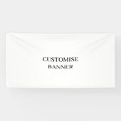 Bannière professionnelle en vinyle pour intérieur (Horizontal)