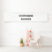 Bannière professionnelle en vinyle pour intérieur (En situation)