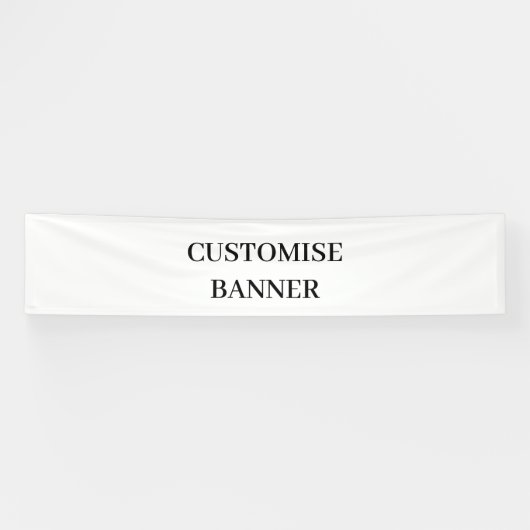 Bannière professionnelle en vinyle pour intérieur (Horizontal)