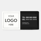 Bannière professionnelle Logo Moderne (Horizontal)