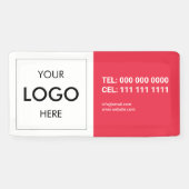 Bannière professionnelle Logo Moderne (Horizontal)