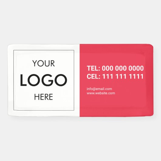 Bannière professionnelle Logo Moderne (Horizontal)