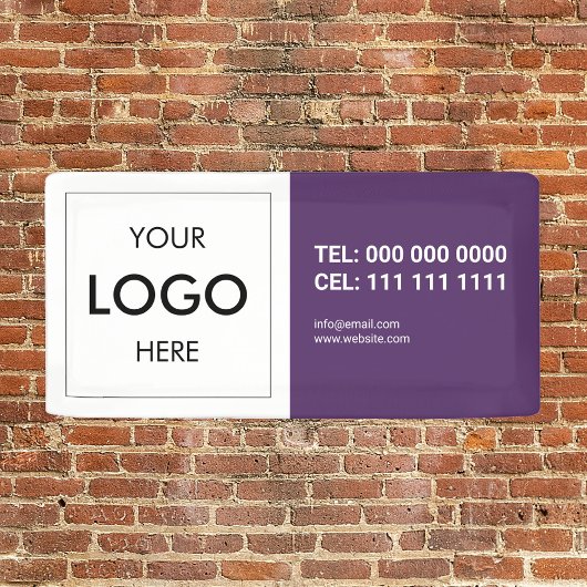 Bannière professionnelle Logo Moderne