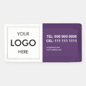 Bannière professionnelle Logo Moderne (Horizontal)