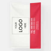 Bannière professionnelle minimaliste du logo (Verticale)