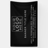 Bannière Professionnelle Vinyl Design Personnalisé (Vertical)