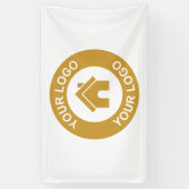 Bannière promotionnelle avec logo d'entreprise per (Vertical)