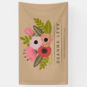 Bannière promotionnelle de Bouquet floral (Vertical)