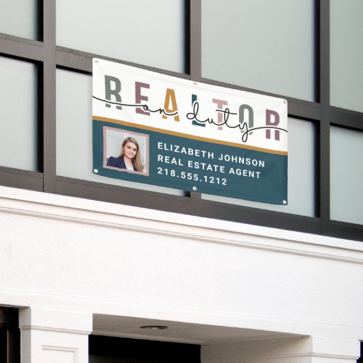 Bannière promotionnelle de l'agent immobilier mode (Bâtiment extérieur)