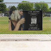 Bannière promotionnelle de musique d'événement de  (En situation)