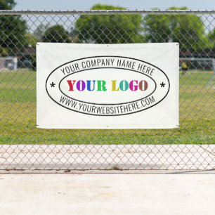 Bannière promotionnelle de votre logo d'entreprise