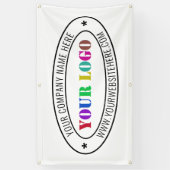 Bannière promotionnelle de votre logo d'entreprise (Vertical)