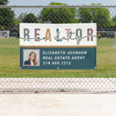 Bannière promotionnelle d'un agent immobilier mode (En situation)