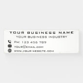 Bannière promotionnelle personnalisée pour l'entre (Horizontal)