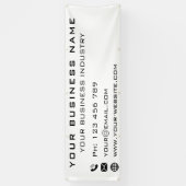 Bannière promotionnelle personnalisée pour l'entre (Vertical)