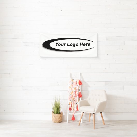 Bannière propre uni blanc - propre couleur (En situation)