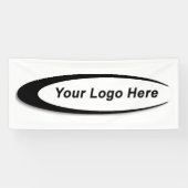 Bannière propre uni blanc - propre couleur (Horizontal)