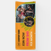 Bannière publicitaire extérieure de gym personnali (Vertical)