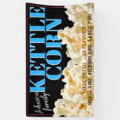 Bannière publicitaire Kettle Corn Popcorn (Vertical)