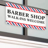 Bannière publicitaire pour salon de coiffure pour (Bâtiment extérieur)