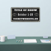 Bannière publicitaire pour spectacle de théâtre (Salon professionnel)