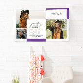 Bannière Purple 3 Photo Graduation (En situation)