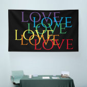 Bannière RAINBOW LOVE II 6'x10' (Salon professionnel)