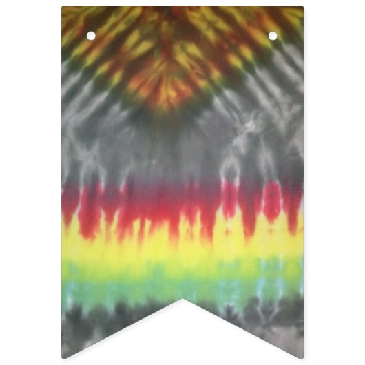 bannière Rasta 1 d'étamine de partie de tiedye (Deuxième drapeau)