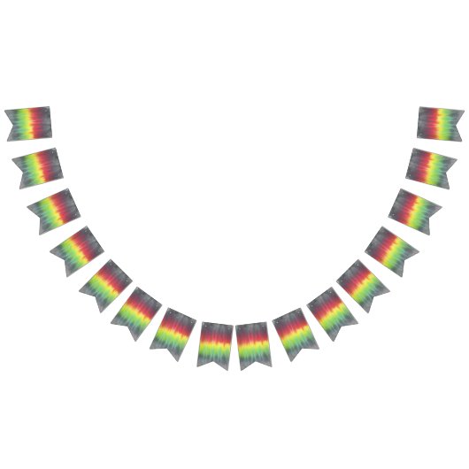 bannière Rasta 2 d'étamine de partie de tiedye (Tout)