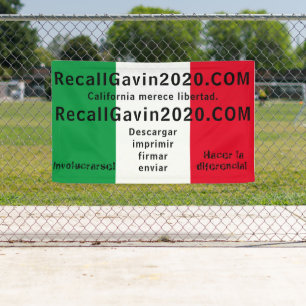 Bannière recallgavin2020 3ft x 5ft